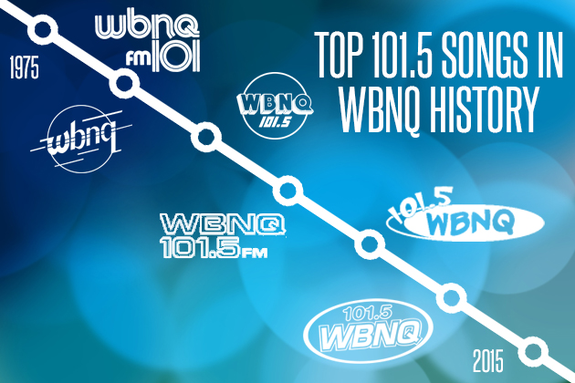 top 101.5 songs of wbnq history