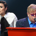 Demi Lovato And Elton John Honor David Bowie At L.A. Show [VIDEO]